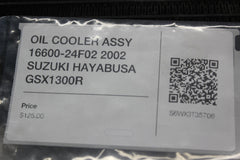 OIL COOLER ASSY 16600-24F02 2002 SUZUKI HAYABUSA GSX1300R