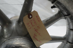 OEM Harley Davidson FRONT 9 Spoke Wagon Wheel Silver 16" x 3" No Bearing