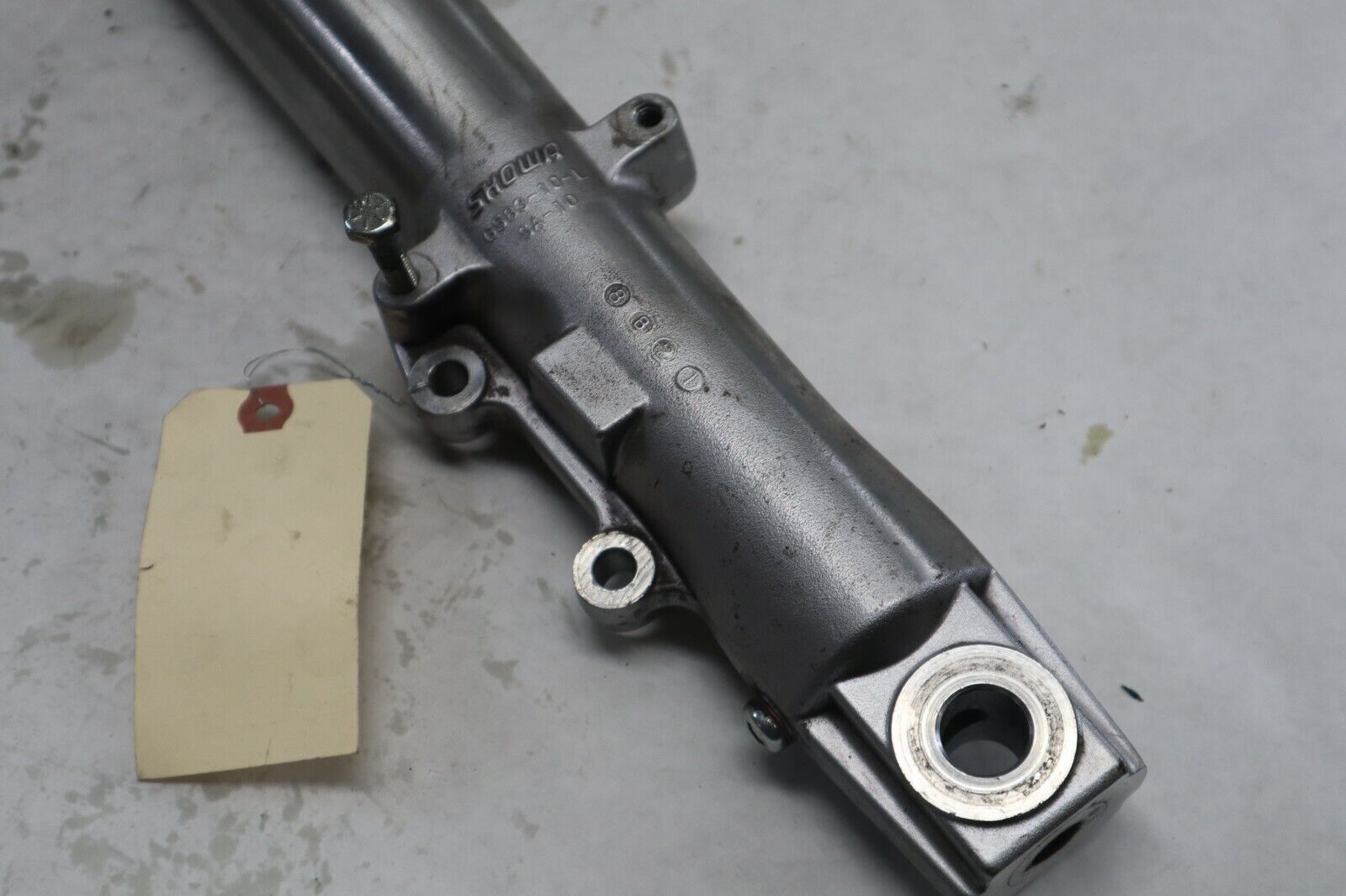 OEM Harley Davidson LEFT Fork Suspension 2005 Road King Blk/Red 46537-02