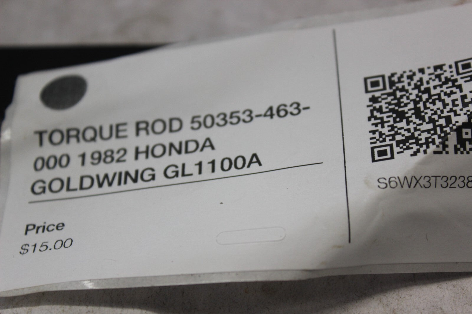 TORQUE ROD 50353-463-000 1982 HONDA GOLDWING GL1100A
