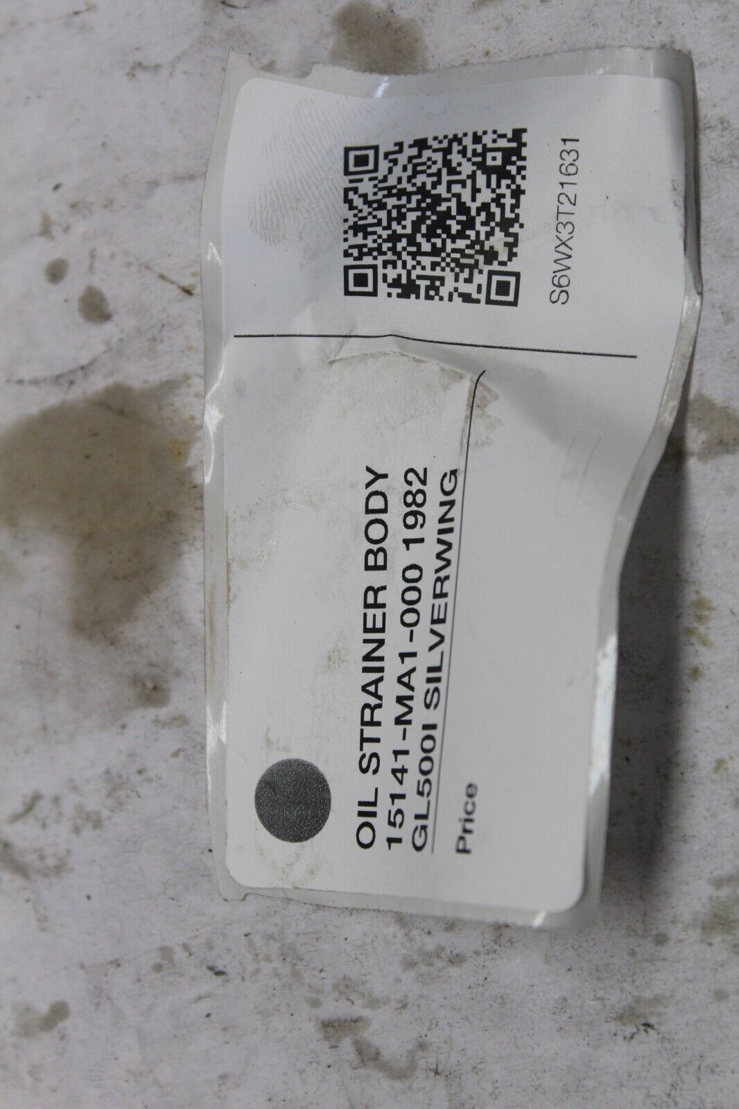 OIL STRAINER BODY 15141-MA1-000 1982 GL500I SILVERWING