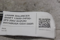 CRANK BALANCER SHAFT 12650-24F00-0F0 2002 SUZUKI HAYABUSA GSX1300R