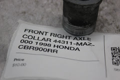 FRONT RIGHT AXLE COLLAR 44311-MAZ-000 1998 HONDA CBR900RR