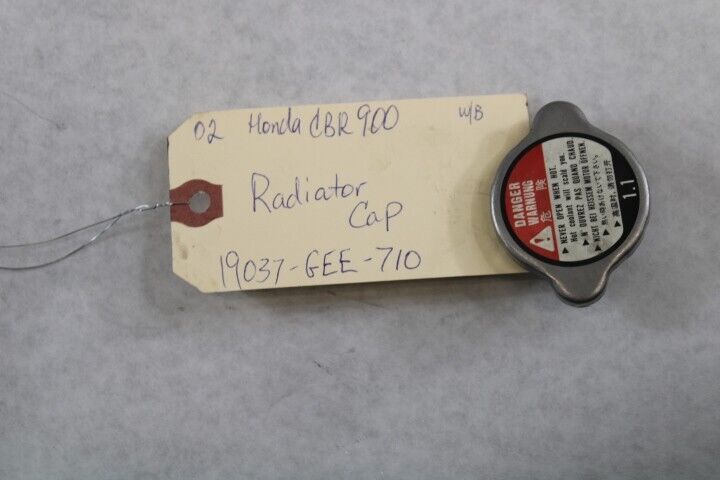 OEM Honda Motorcycle 2002 CBR900 Radiator Cap 19037-GEE-710
