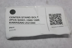 CENTER STAND BOLT 2PCS 92001-1880 1986 KAWASAKI ZG1000