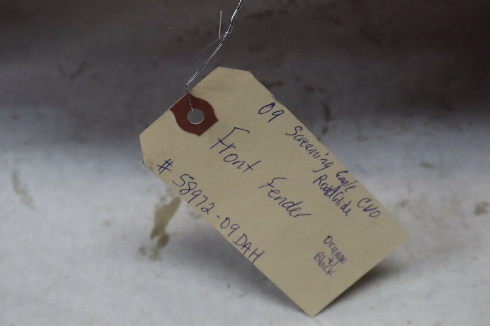 OEM Harley Davidson Front Fender 2009 Streetglide CVO 58972-09DAH