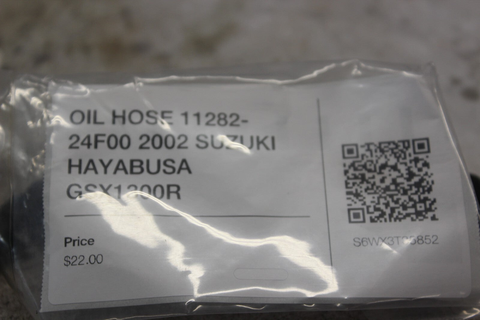 OIL HOSE 11282-24F00 2002 SUZUKI HAYABUSA GSX1300R