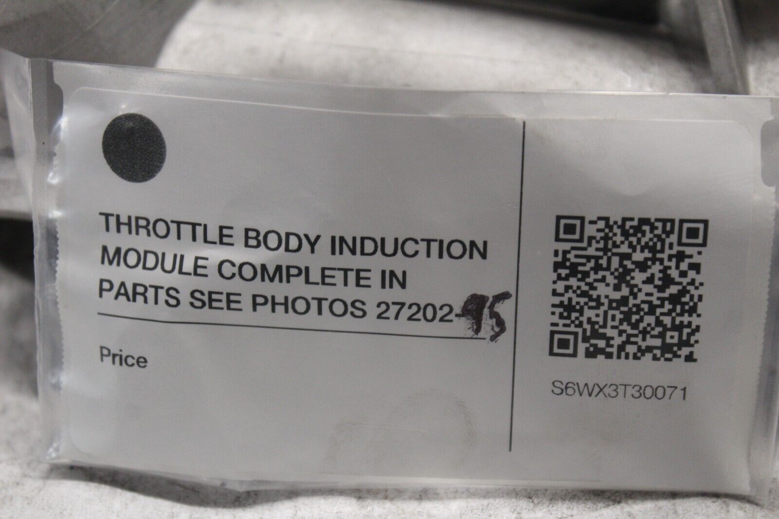 THROTTLE BODY INDUCTION MODULE COMPLETE IN PARTS SEE PHOTOS 27202-95 1997 ELECTR