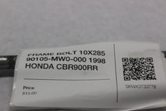 FRAME BOLT 10X285 90105-MW0-000 1998 HONDA CBR900RR