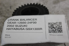 CRANK BALANCER GEAR 12666-24F00 2002 SUZUKI HAYABUSA GSX1300R