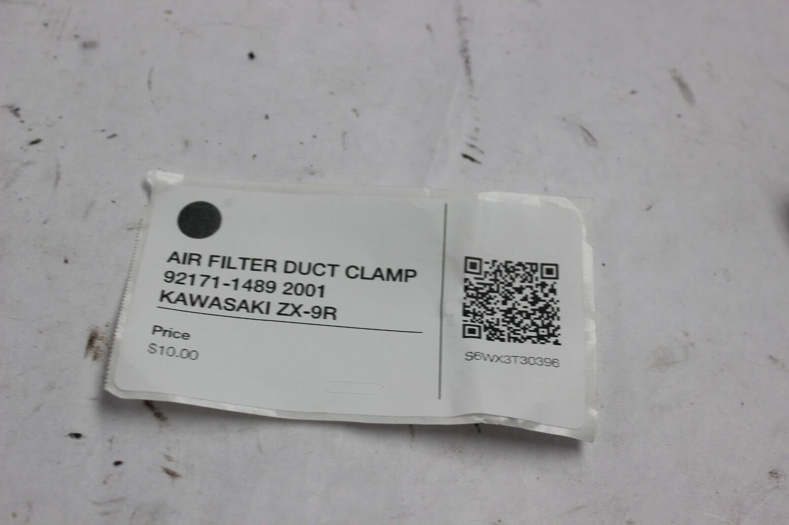 AIR FILTER DUCT CLAMP 92171-1489 2001 KAWASAKI ZX-9R