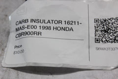 CARB INSULATOR 16211-MAS-E00 1998 HONDA CBR900RR