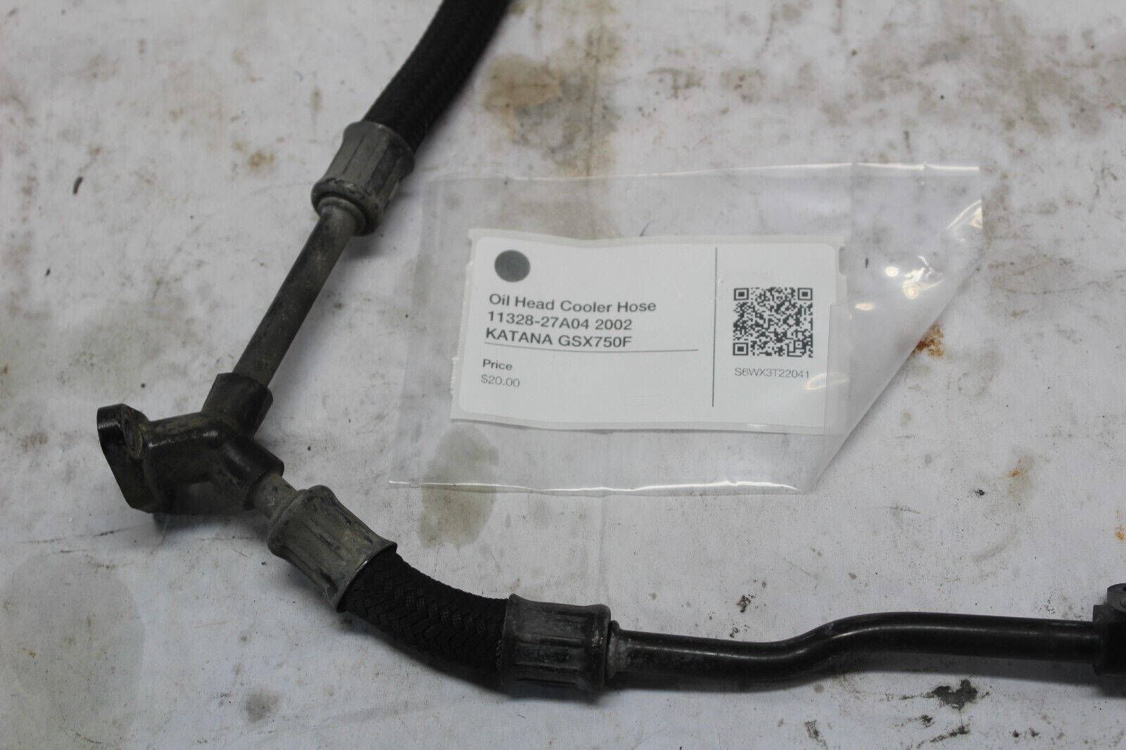 Oil Head Cooler Hose 11328-27A04 2002 KATANA GSX750F