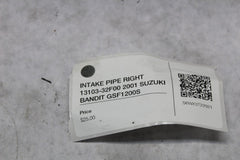 INTAKE PIPE RIGHT 13103-32F00 2001 SUZUKI BANDIT GSF1200S