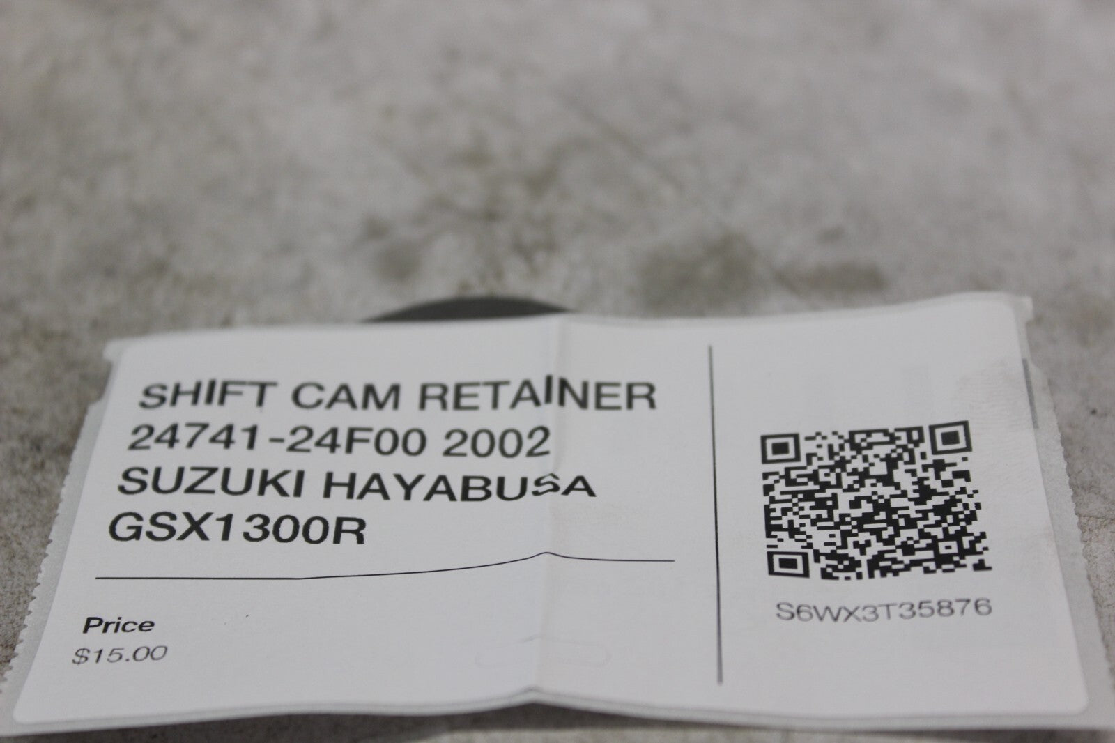 SHIFT CAM RETAINER 24741-24F00 2002 SUZUKI HAYABUSA GSX1300R