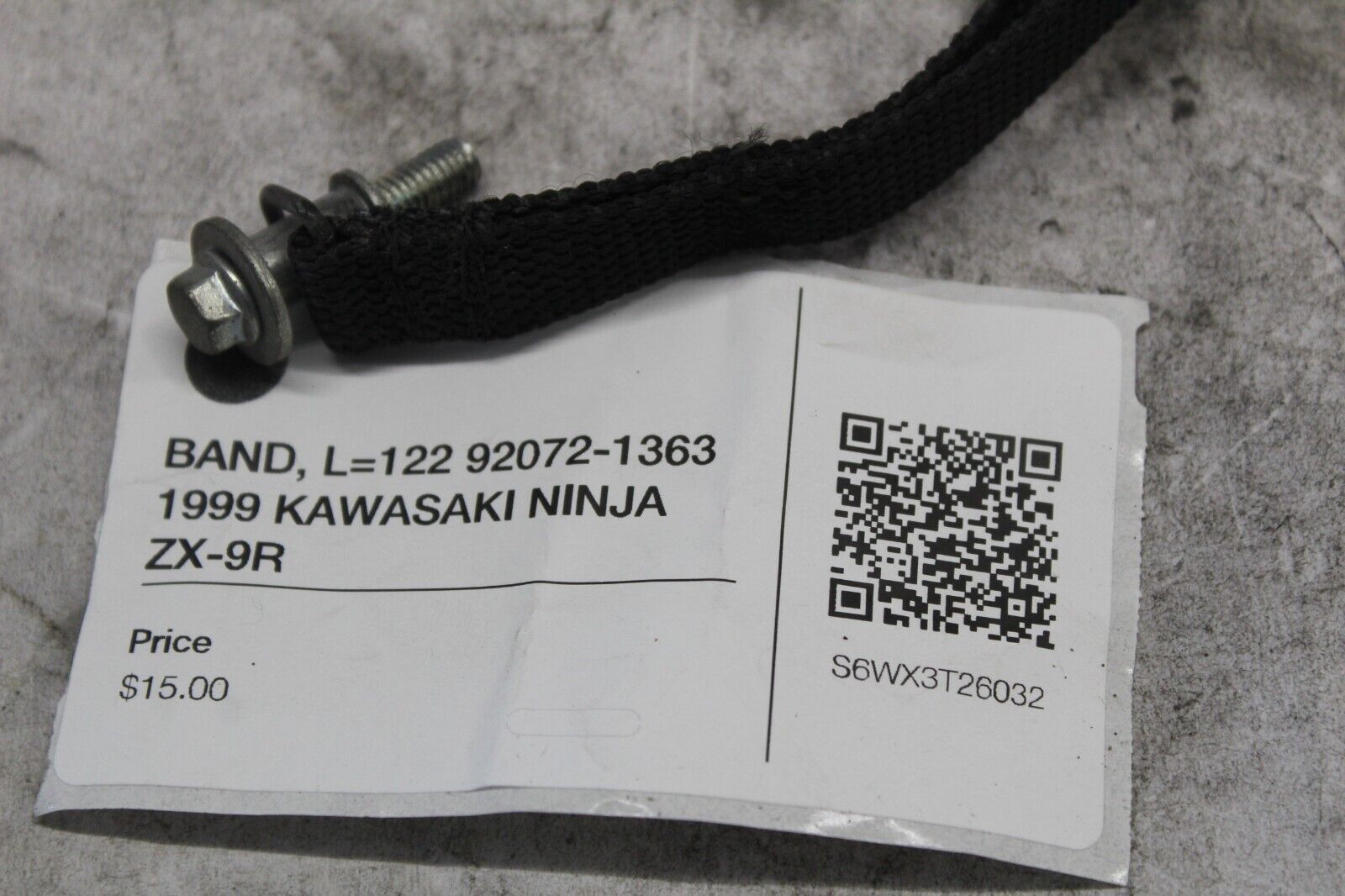 BAND, L=122 92072-1363 1999 KAWASAKI NINJA ZX-9R