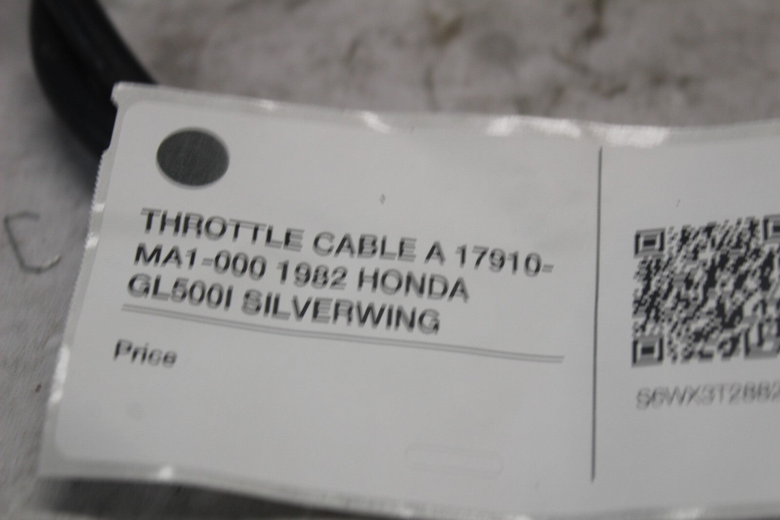 THROTTLE CABLE A 17910-MA1-000 1982 HONDA GL500I SILVERWING