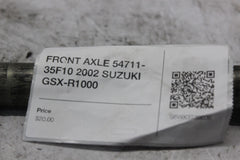 FRONT AXLE 54711-35F10 2002 SUZUKI GSX-R1000