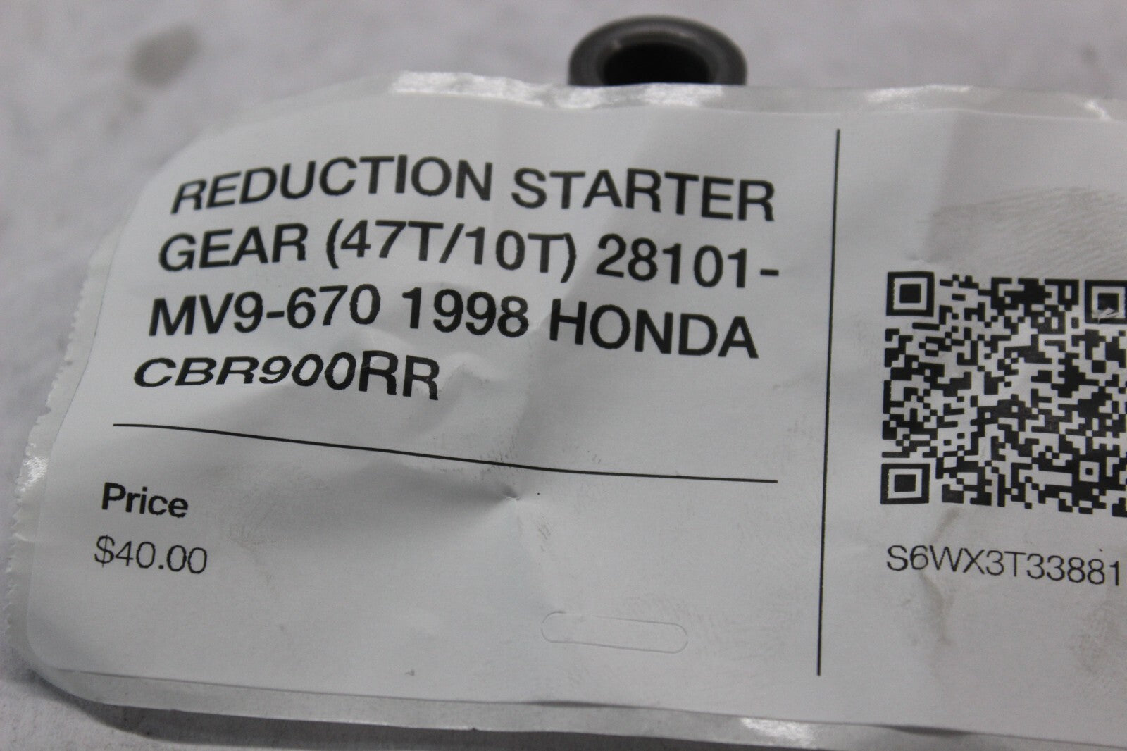 REDUCTION STARTER GEAR (47T/10T) 28101-MV9-670 1998 HONDA CBR900RR