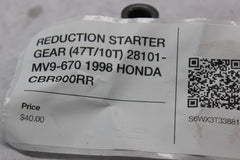 REDUCTION STARTER GEAR (47T/10T) 28101-MV9-670 1998 HONDA CBR900RR
