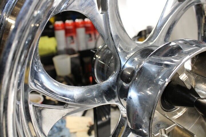 RC Components RECOIL Rear Wheel Chrome 17" X 6.25" Harley Davidson TOURING