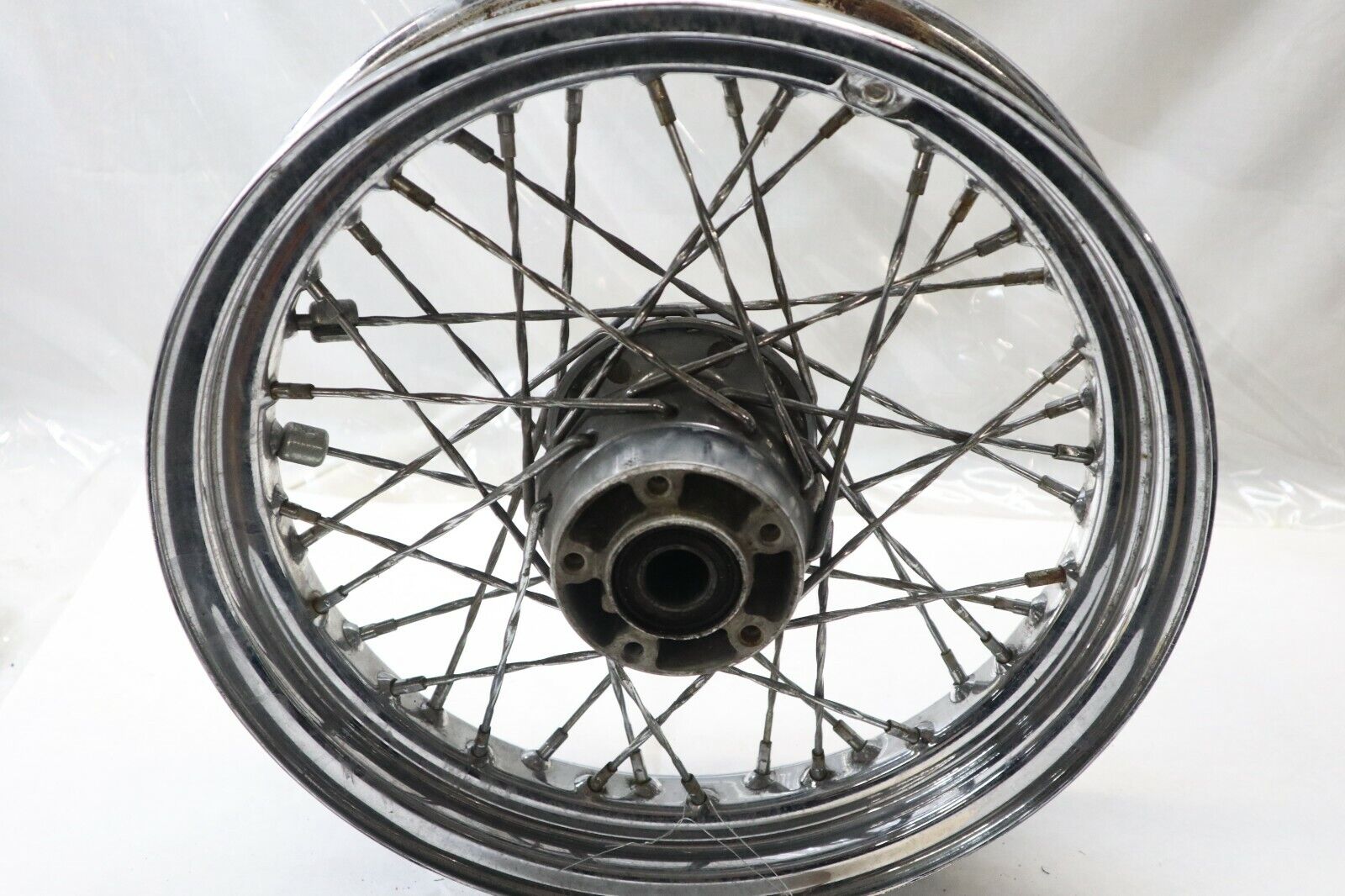 Chrome Twisted Spoke FRONT Wheel 16" X 3" 25MM Bearings 2008+ Harley Touring