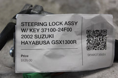 STEERING LOCK ASSY W/ KEY 37100-24F00 2002 SUZUKI HAYABUSA GSX1300R