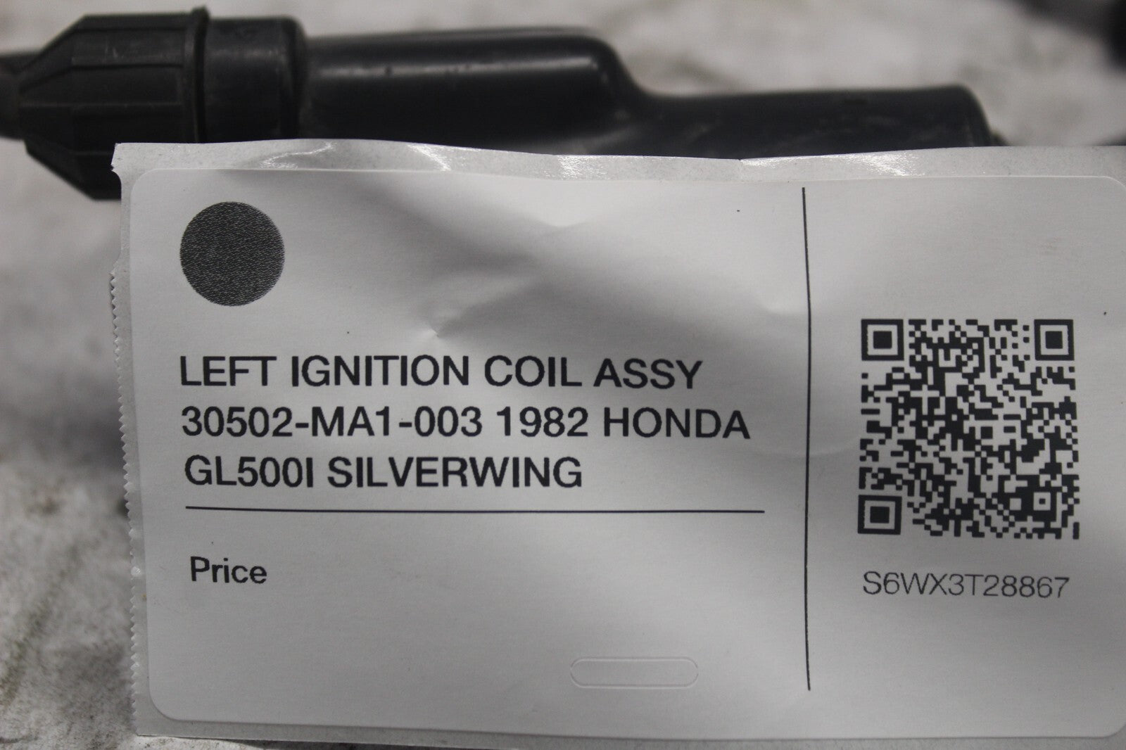 LEFT IGNITION COIL ASSY 30502-MA1-003 1982 HONDA GL500I SILVERWING