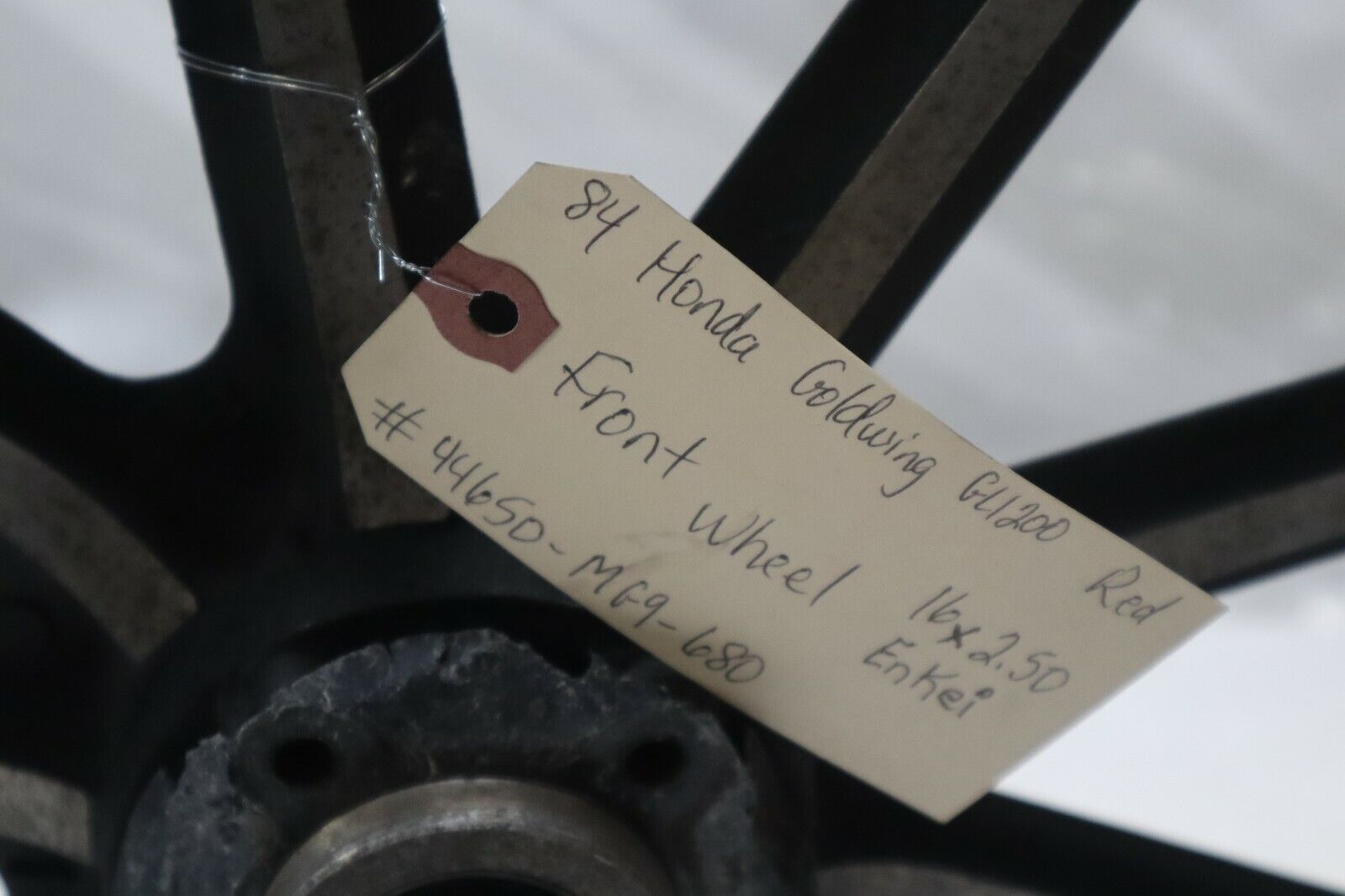 OEM Honda Motorcycle FRONT Wheel 16" x 2.50" 1984 Goldwing 44650-MG9-680