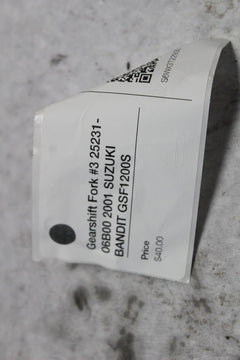 Gearshift Fork #3 25231-06B00 2001 SUZUKI BANDIT GSF1200S