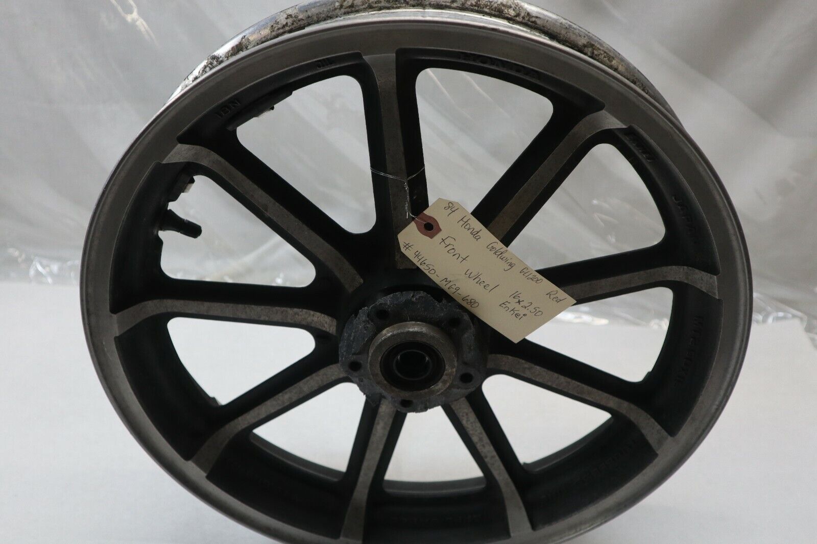 OEM Honda Motorcycle FRONT Wheel 16" x 2.50" 1984 Goldwing 44650-MG9-680