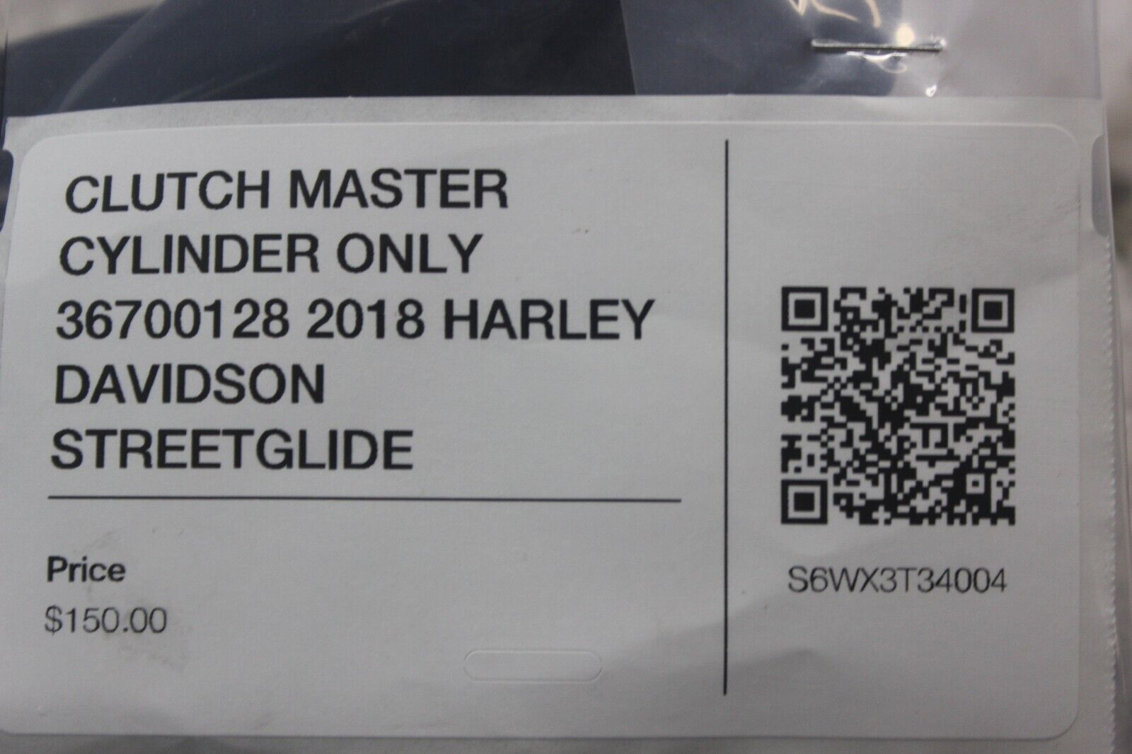 CLUTCH MASTER CYLINDER ONLY 36700128 2018 HARLEY DAVIDSON STREETGLIDE