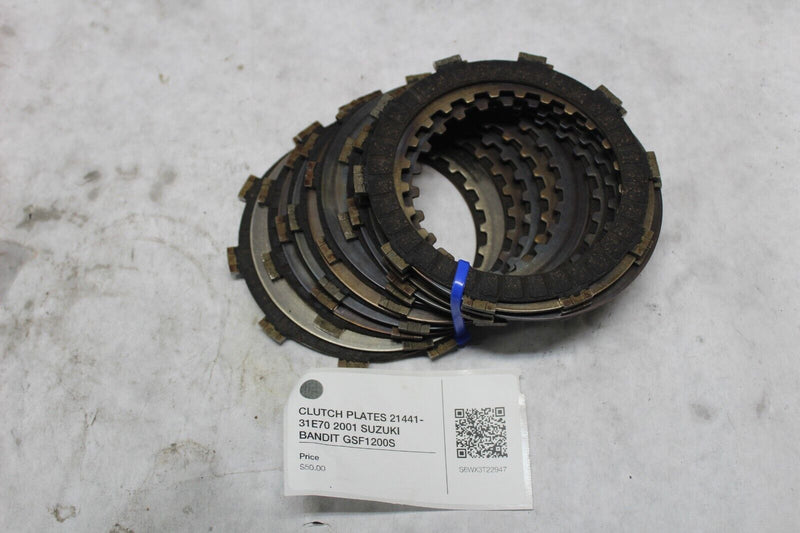 CLUTCH PLATES 21441-31E70 2001 SUZUKI BANDIT GSF1200S