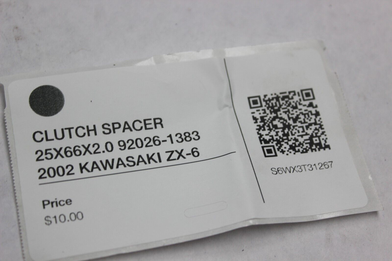 CLUTCH SPACER 25X66X2.0 92026-1383 2002 KAWASAKI ZX-6