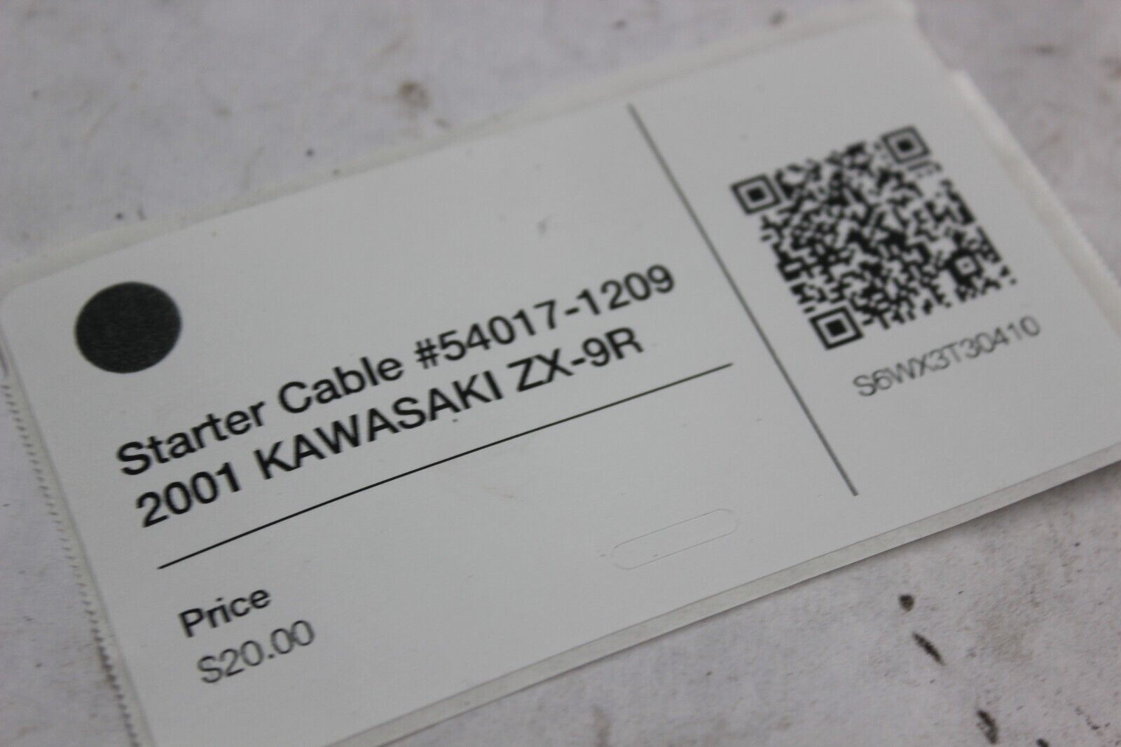 Starter Cable 54017-1141 2001 KAWASAKI ZX-9R