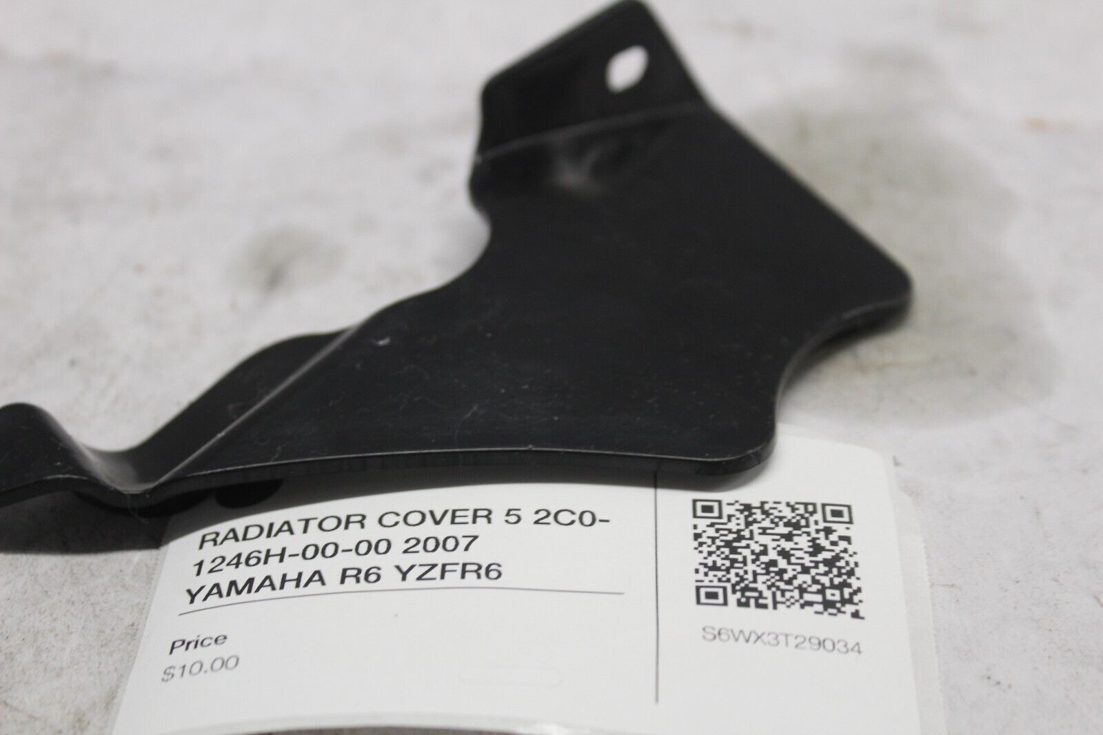 RADIATOR COVER 5 2C0-1246H-00-00 2007 YAMAHA R6 YZFR6