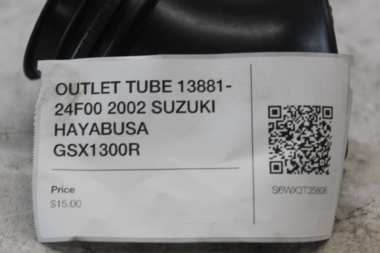 OUTLET TUBE 13881-24F00 2002 SUZUKI HAYABUSA GSX1300R