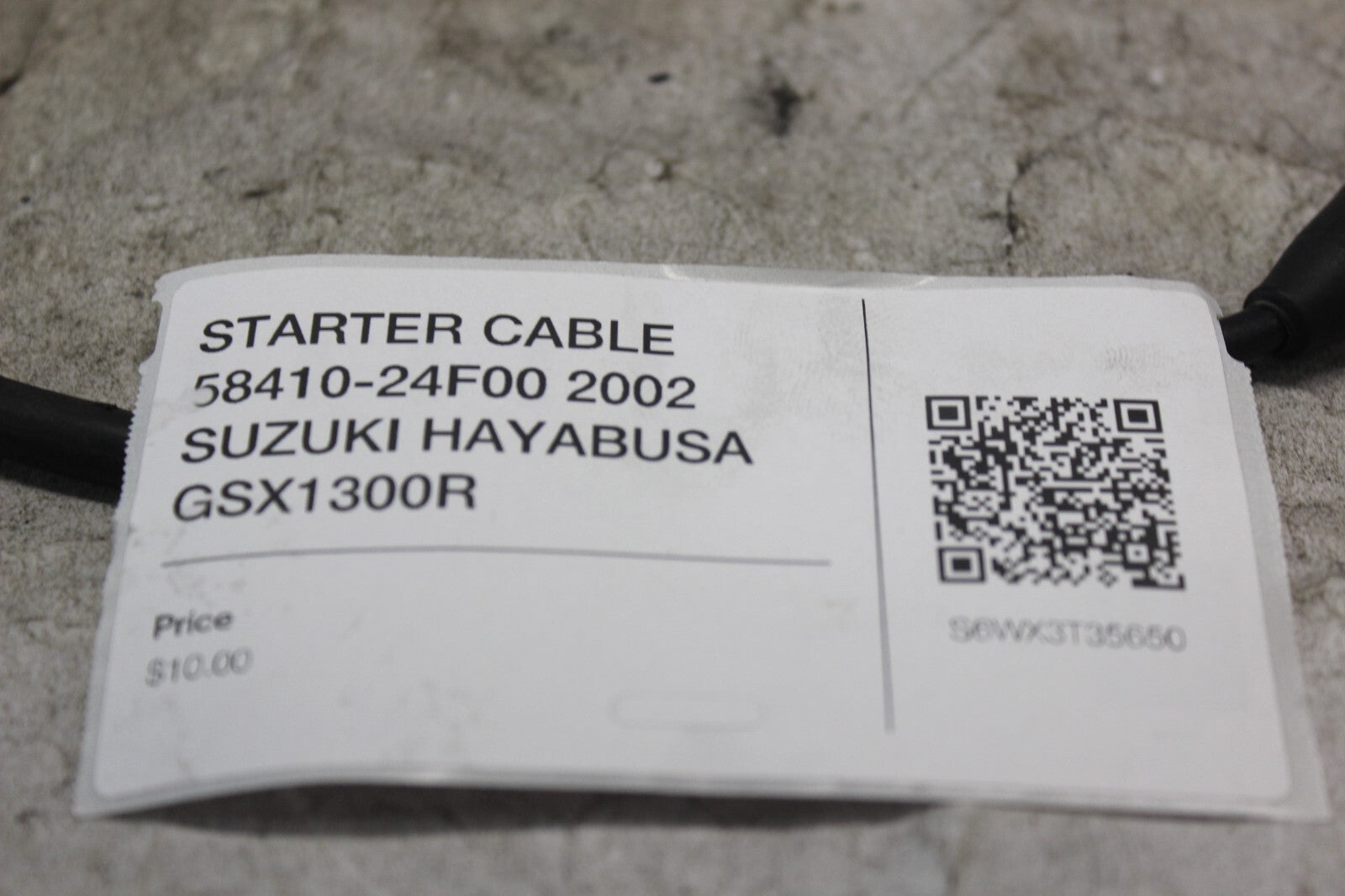 STARTER CABLE 58410-24F00 2002 SUZUKI HAYABUSA GSX1300R