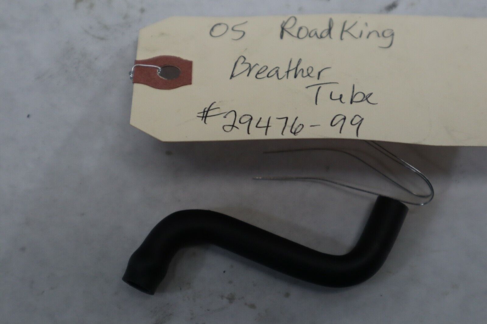 OEM Harley Davidson Air Breather Tube 2005 Road King Blk/Red 29476-99