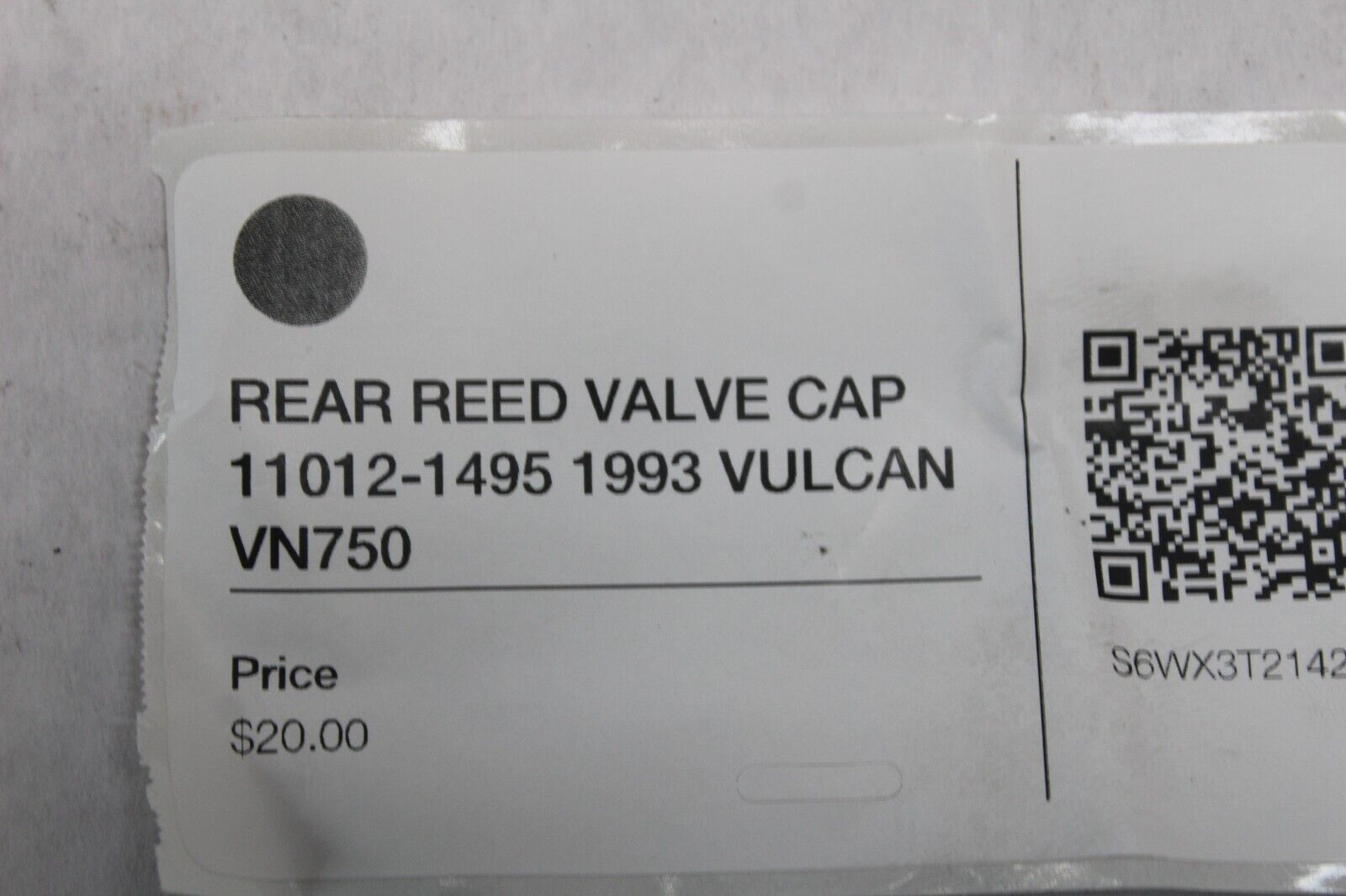 REAR REED VALVE CAP 11012-1495 1993 VULCAN VN750
