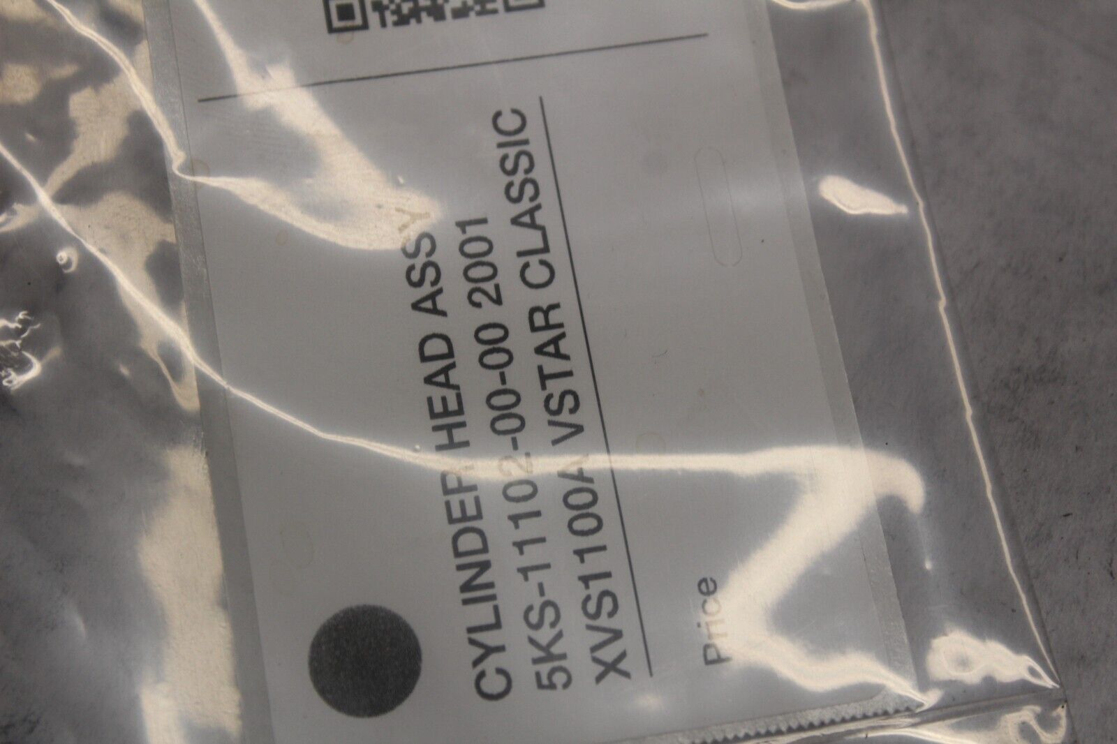 CYLINDER HEAD ASSY 5KS-11102-00-00 2001 XVS1100A VSTAR CLASSIC