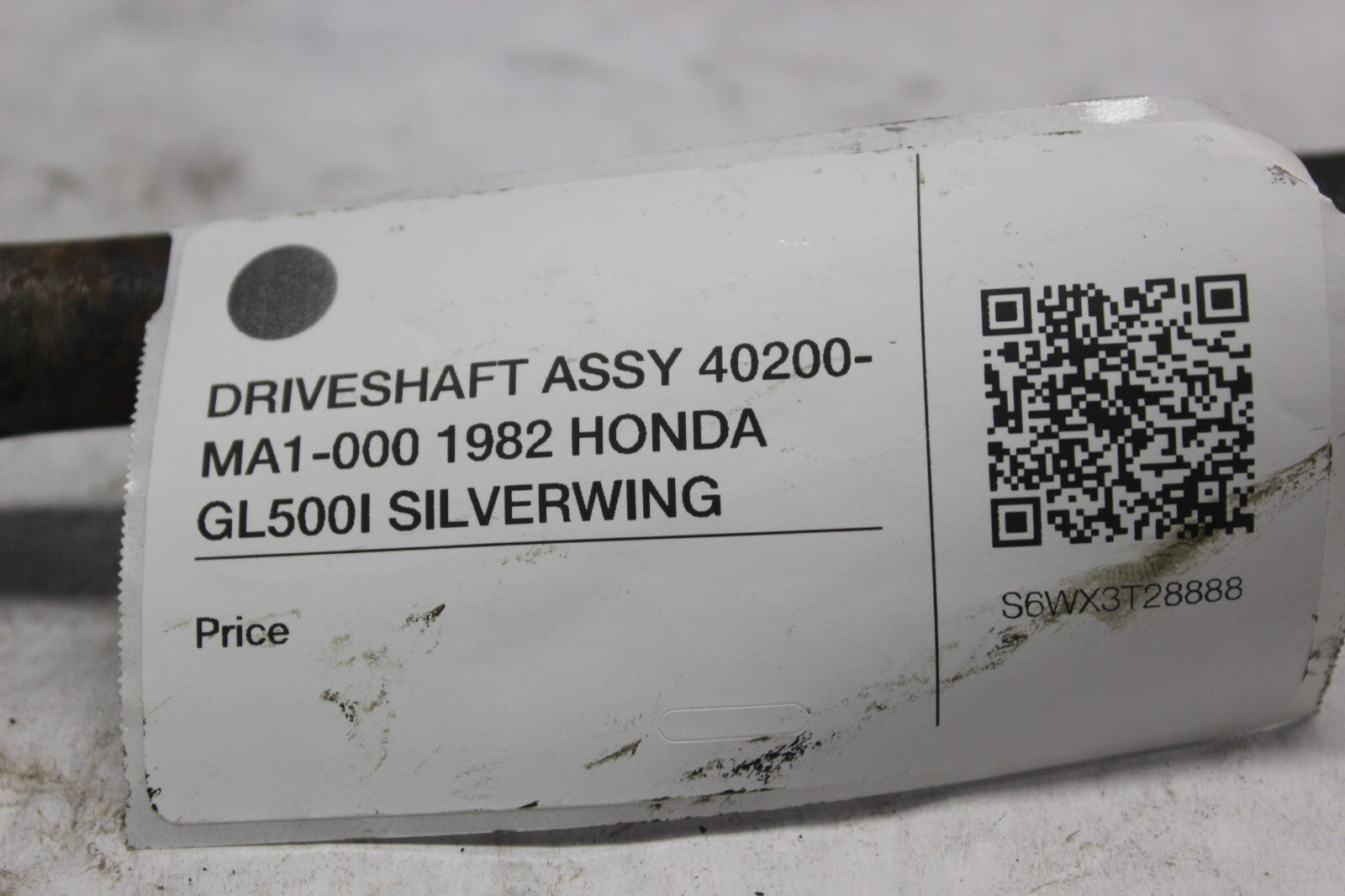 DRIVESHAFT ASSY 40200-MA1-000 1982 HONDA GL500I SILVERWING
