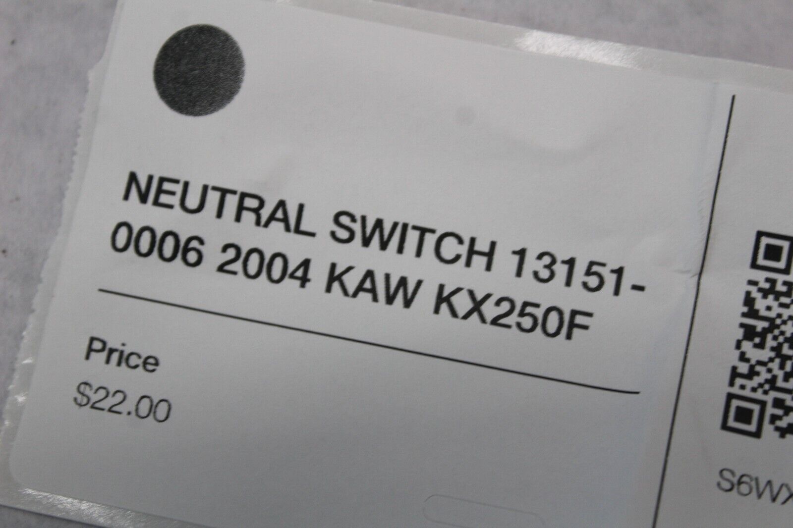 NEUTRAL SWITCH 13151-0006 2004 KAW KX250F