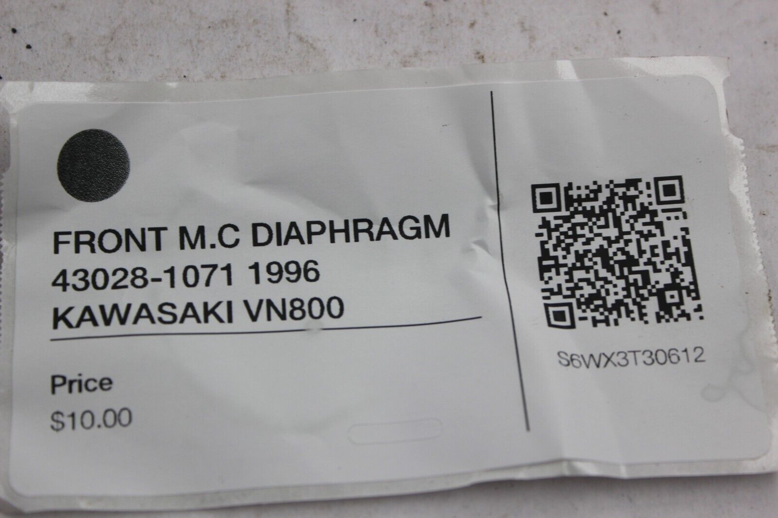 FLANGED BOLT 12 X 145 92150-1896 1996 KAWASAKI VN800