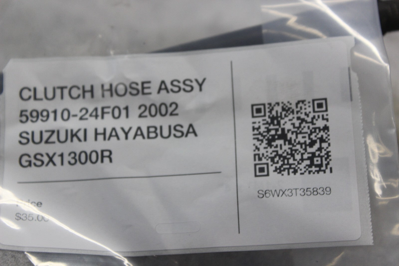 CLUTCH HOSE ASSY 59910-24F01 2002 SUZUKI HAYABUSA GSX1300R