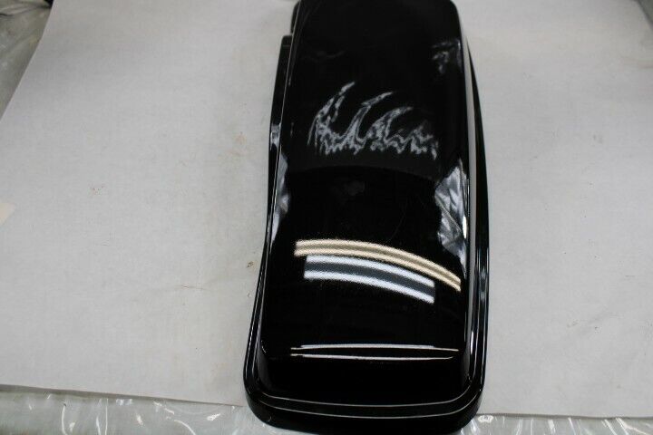 Gloss Black Saddlebag Lid RIGHT Harley Davidson Touring Models