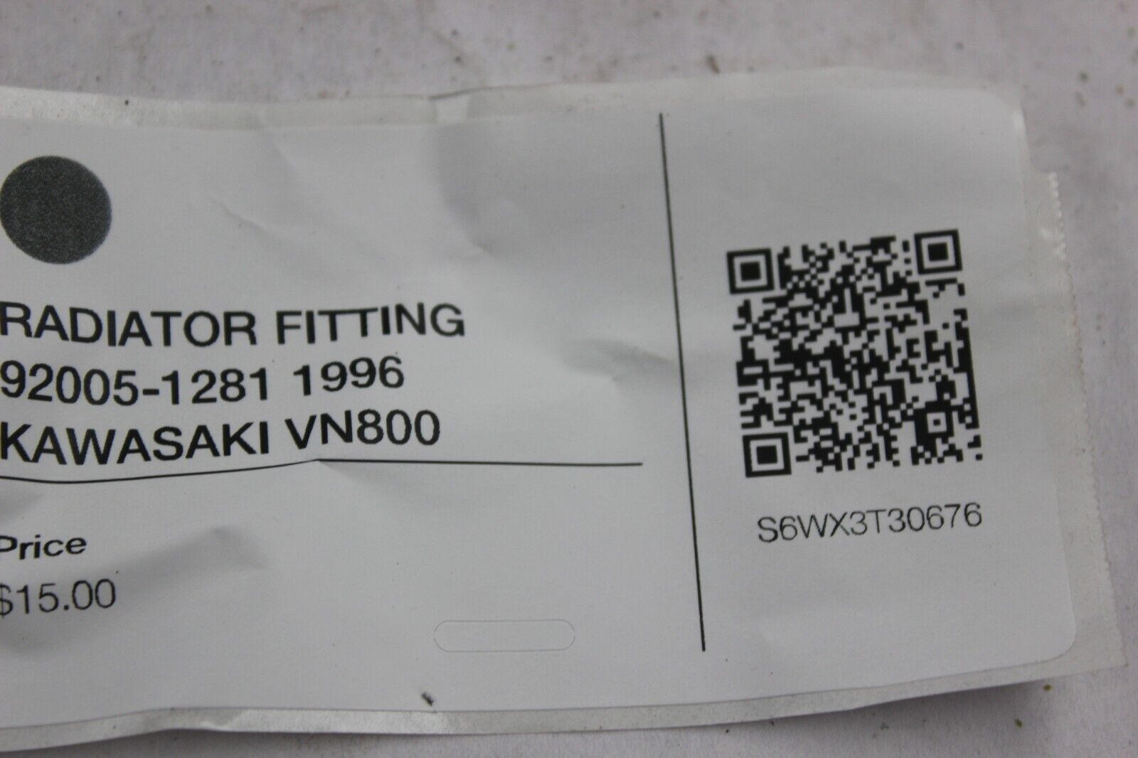 RADIATOR FITTING 92005-1281 1996 KAWASAKI VN800