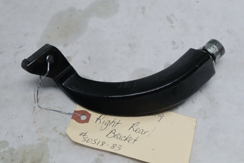 OEM Harley Davidson Driver Footboard Bracket Right Rear 2005 Road King Blk/Red