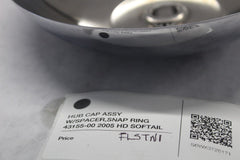 HUB CAP ASSY W/SPACER,SNAP RING 43155-00 2005 HD SOFTAIL DELUXE FLSTNI