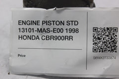 ENGINE PISTON STD 13101-MAS-E00 1998 HONDA CBR900RR